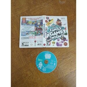 Hasbro Family Game Night (Nintendo Wii, 2008) Game Disc in‎ Case No manual
